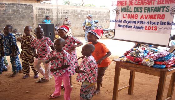 Œuvre de l'association AVIMERO Pour la noël des enfants 2012