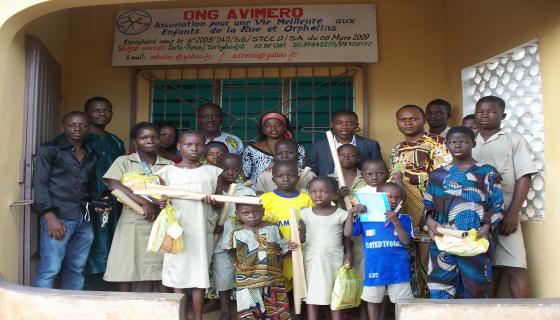 Œuvre de l'association AVIMERO pour la rentrée 2010-2011