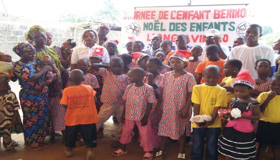Œuvre de l'association AVIMERO Pour la noël des enfants 2012